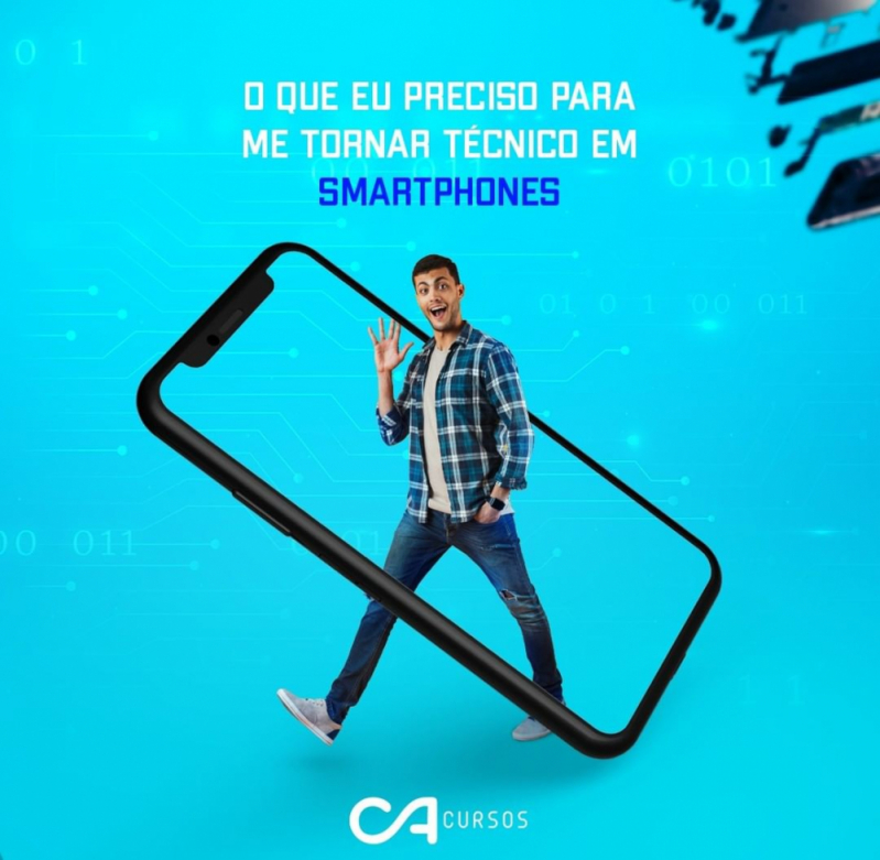 Curso de Conserto de Smartphone Valores Bro Feliz - Curso de Conserto de Celular Brasília